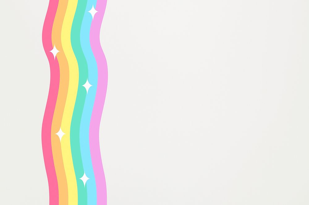 Rainbow glittery colorful cartoon background
