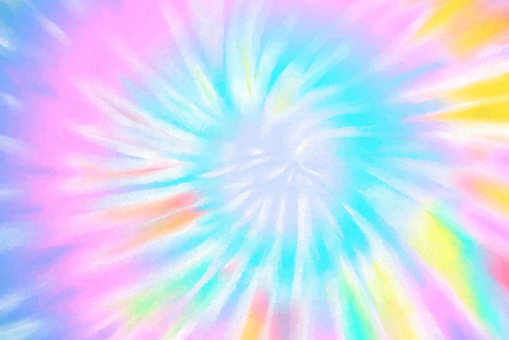 Pastel swirl tie dye vector colorful background