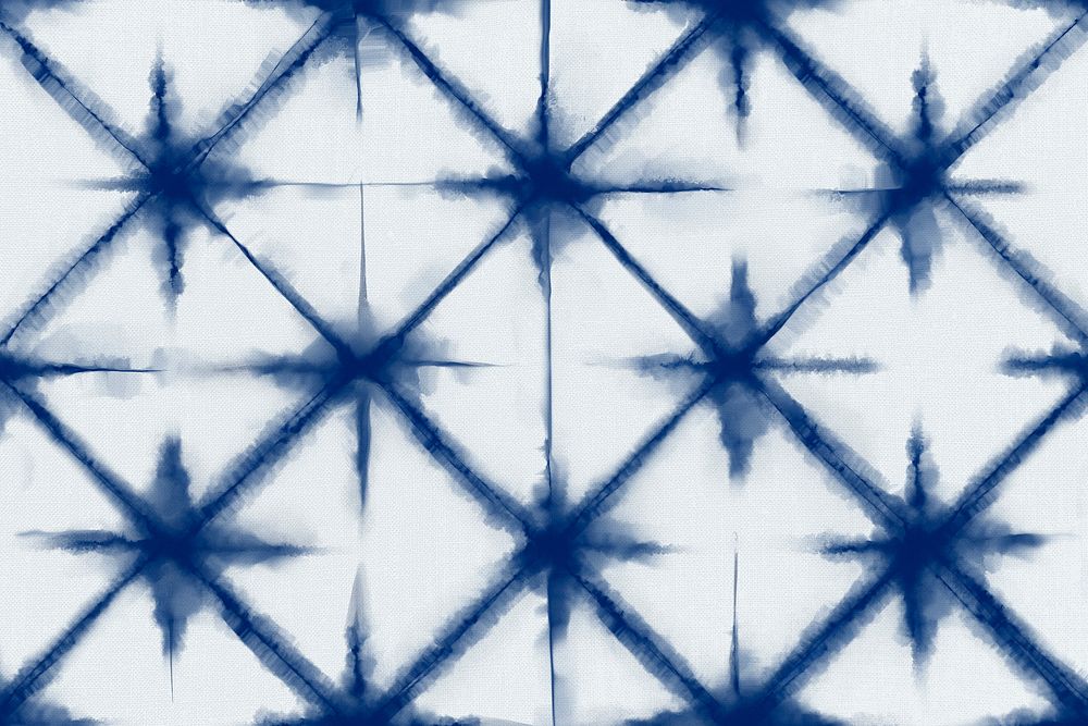 Shibori pattern background in indigo blue color