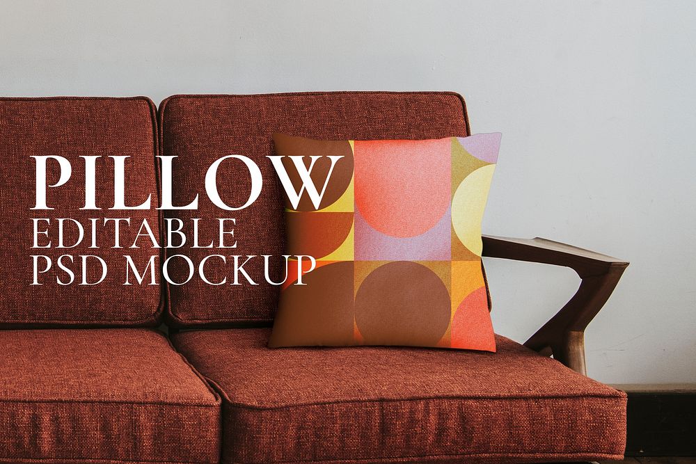 Pillow mockup psd