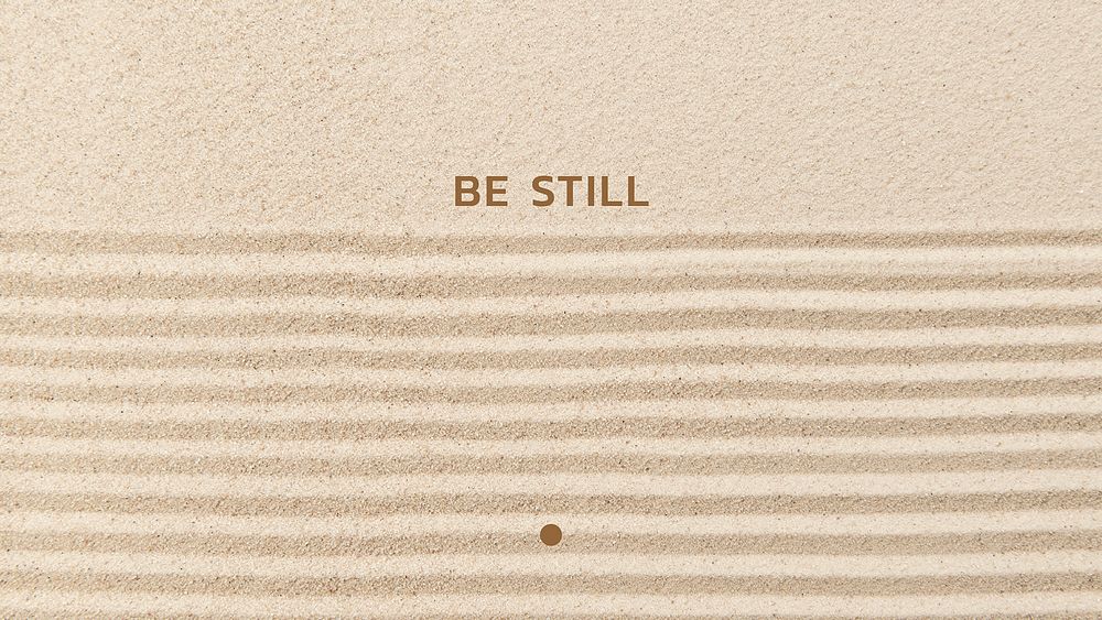 Be still wellness template vector minimal blog banner