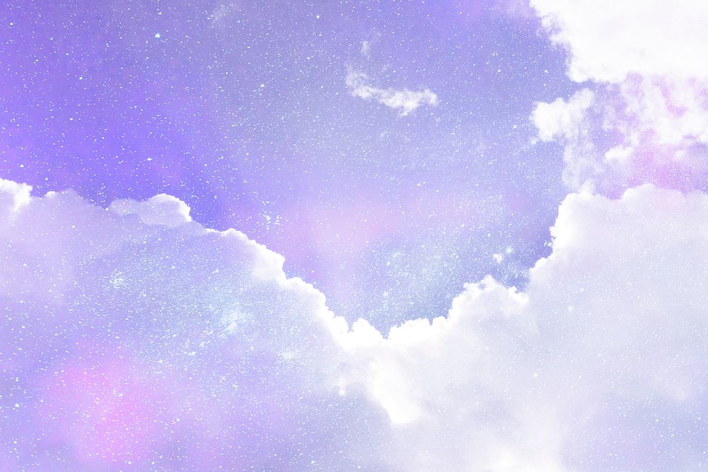 Purple clouds background, astronomic design