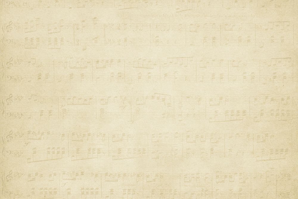 Vintage background with faded musical note