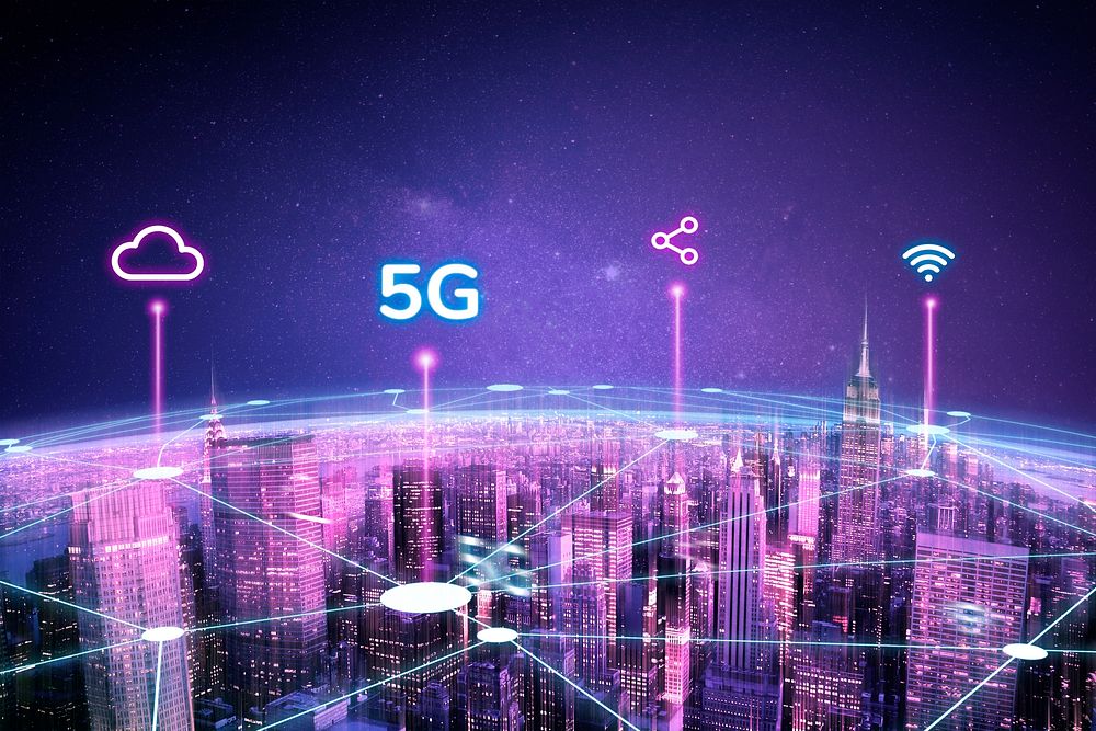 5G network city, smart connection technology