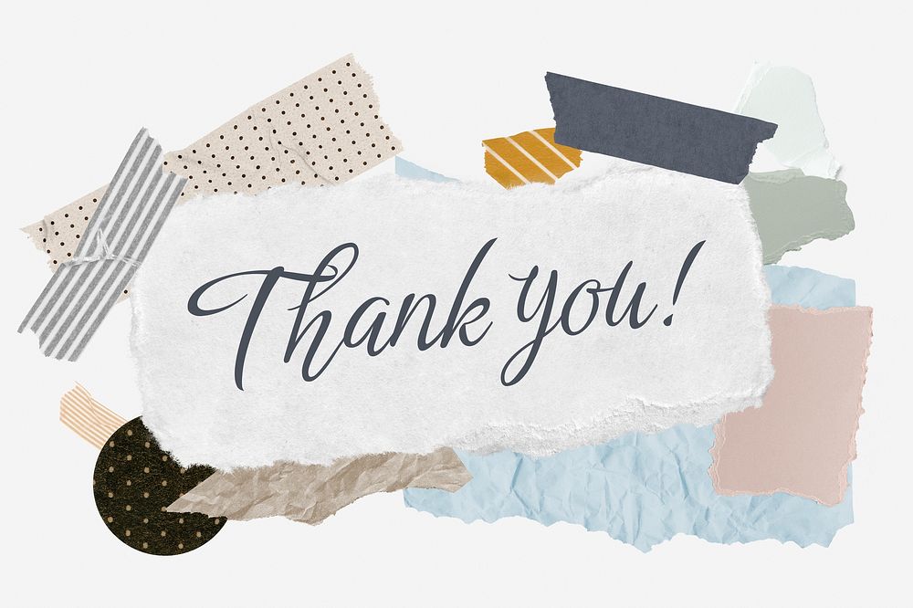 Thank you! word typography, aesthetic | Free Photo - rawpixel