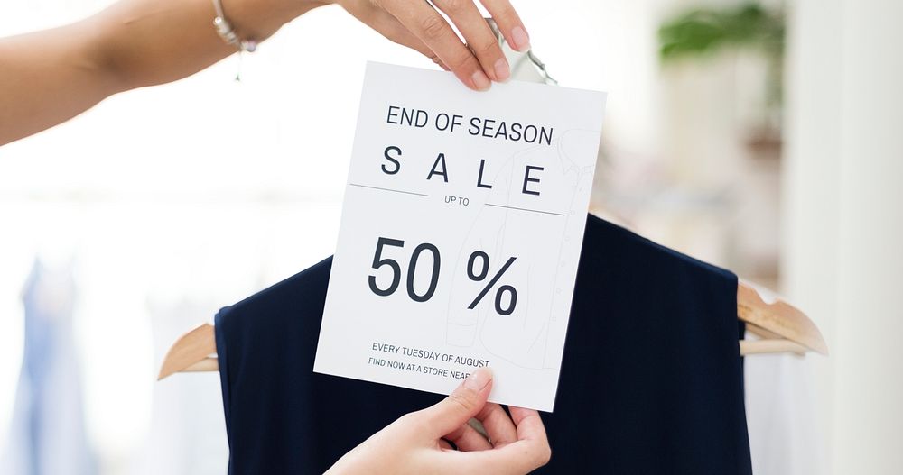 50 percent sale sign website banner template