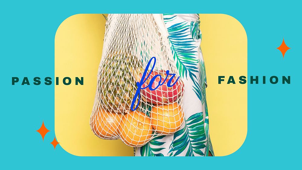 Summer fashion template vector for blog banner