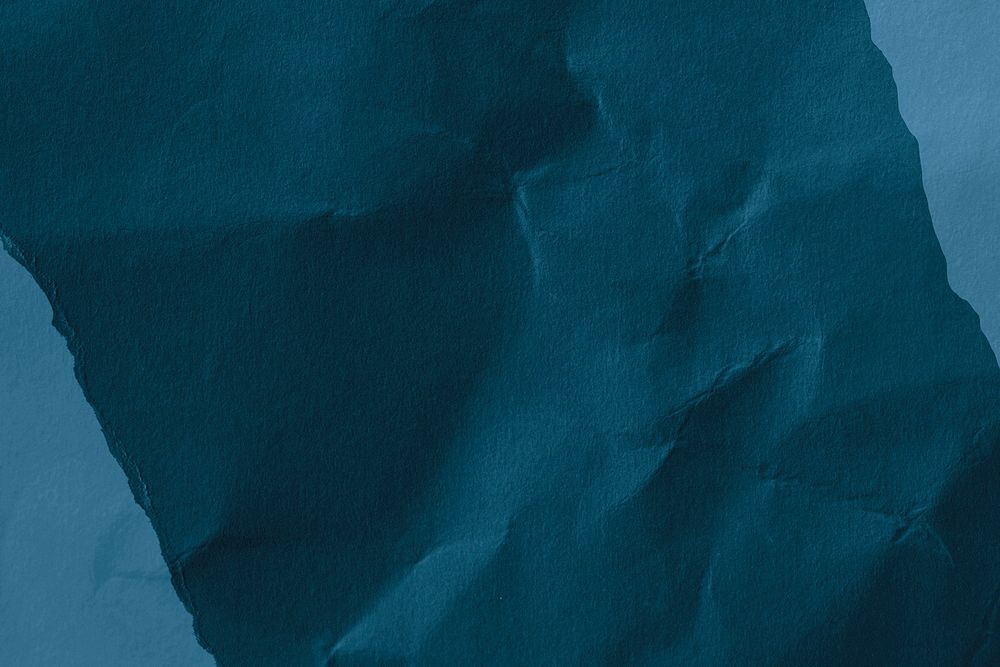 Blue ripped paper background, aesthetic design