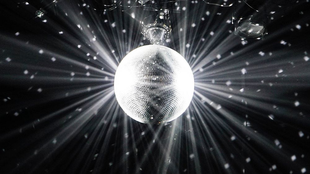 Disco Ball. Original public domain image from Wikimedia Commons