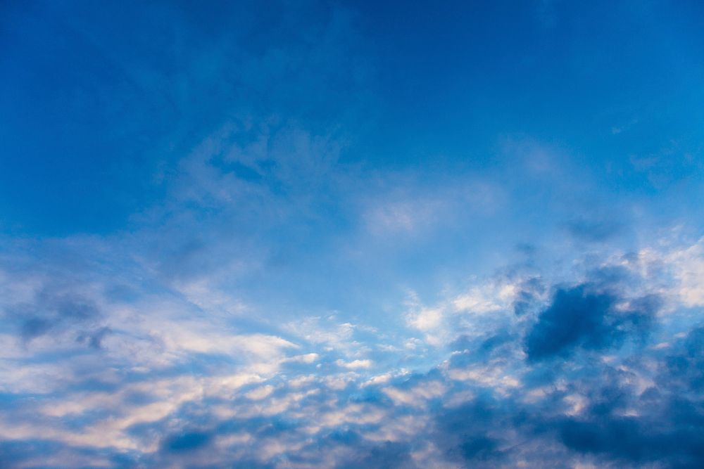Blue sky. Original public domain image from Wikimedia Commons