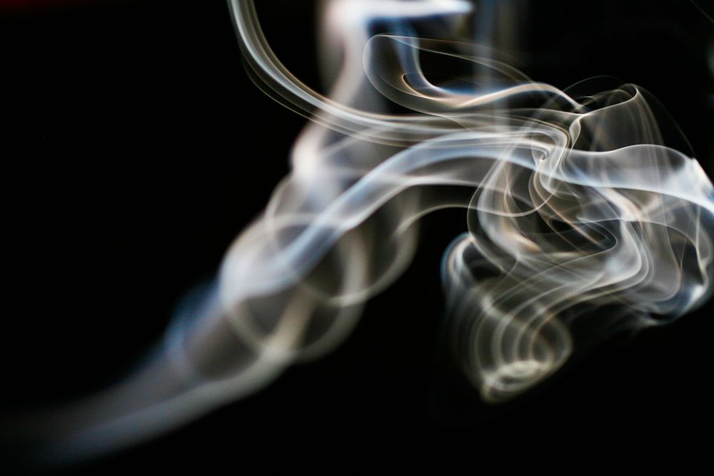 Smoke. Original public domain image from Wikimedia Commons