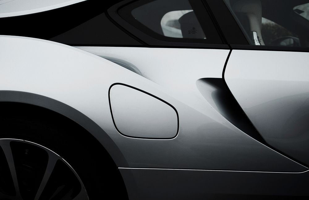 Sports car closeup. Original public domain image from Wikimedia Commons