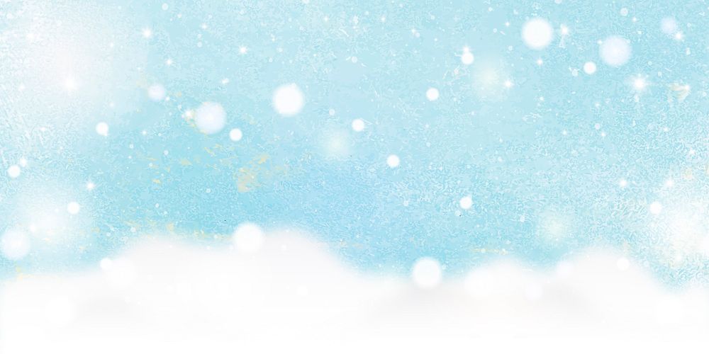 Watercolor painting of an abstract snow scene vector