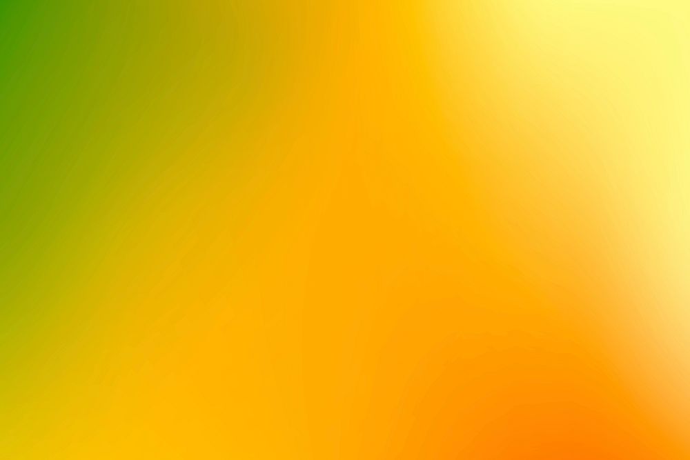 Vibrant summer ombre background vector in yellow and green