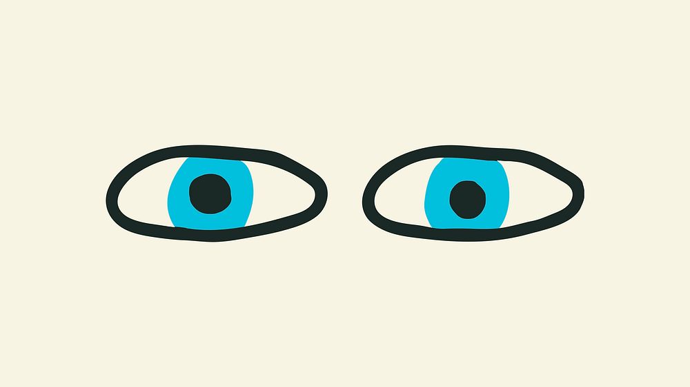 Blue eye digital illustration vector art