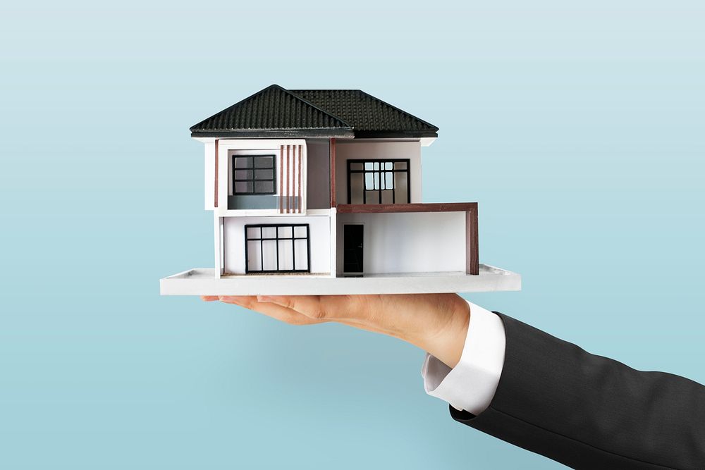 Property market & real estate business background