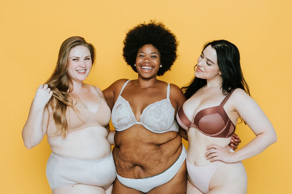 Diverse women with different body shapes image
