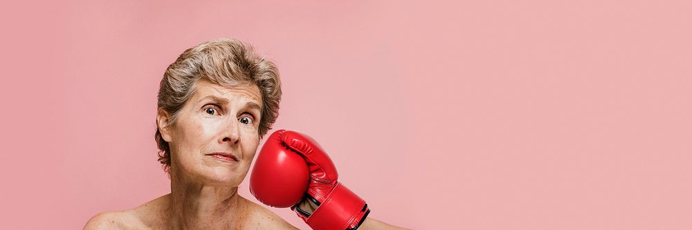 Senior Woman Getting Punched Face Premium Photo Rawpixel