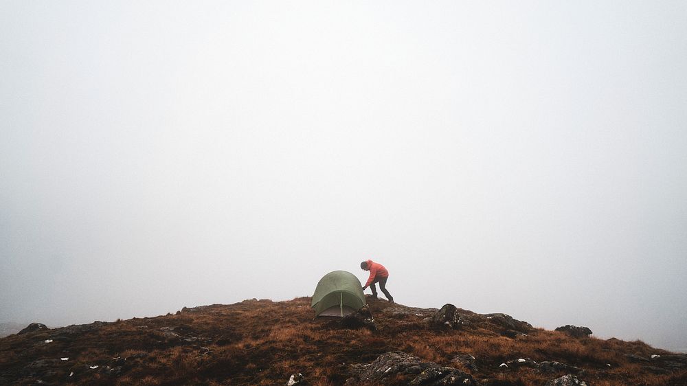 Camping misty Glen Coe Scotland | Premium Photo - rawpixel