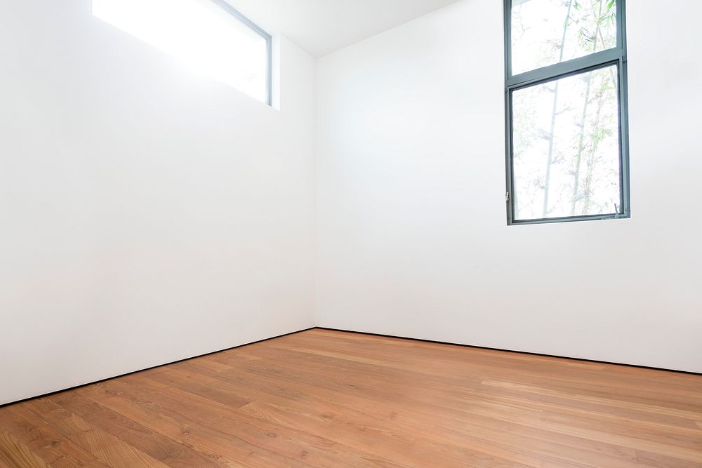 Empty room with white walls