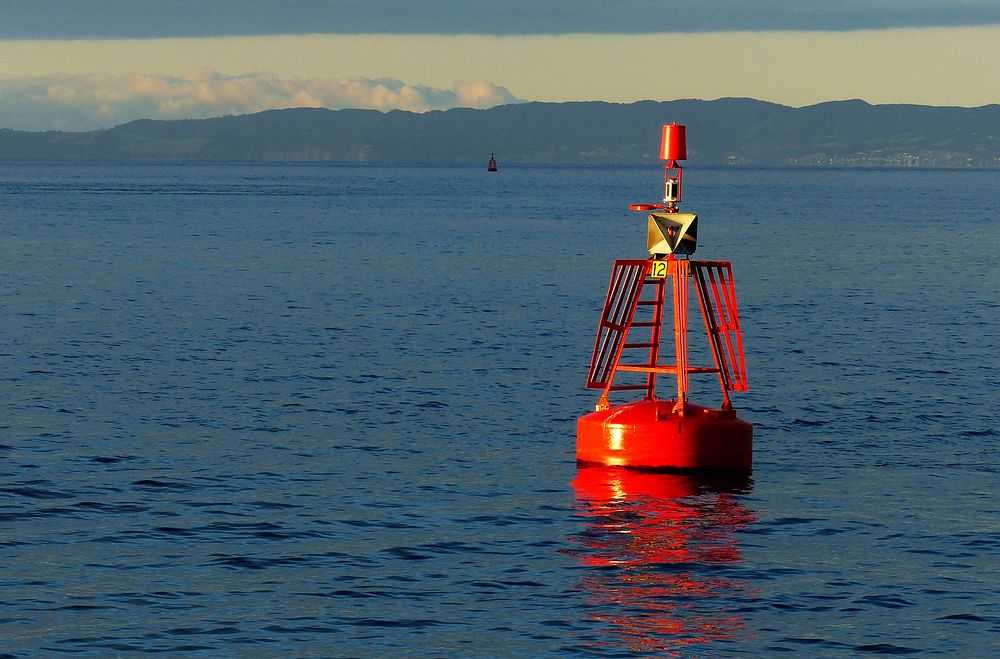 The red channel marker.These show well-established channels and indicate port (left) and starboard (right) sides of the…