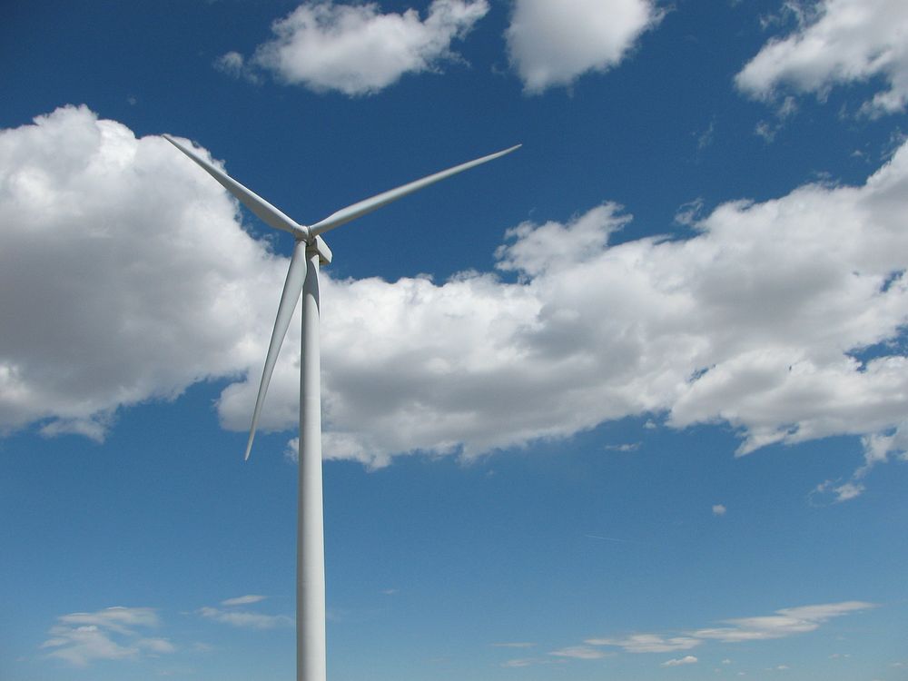 Wind farm near Judith Gap, Montana. April 20, 2009. Original public domain image from Flickr