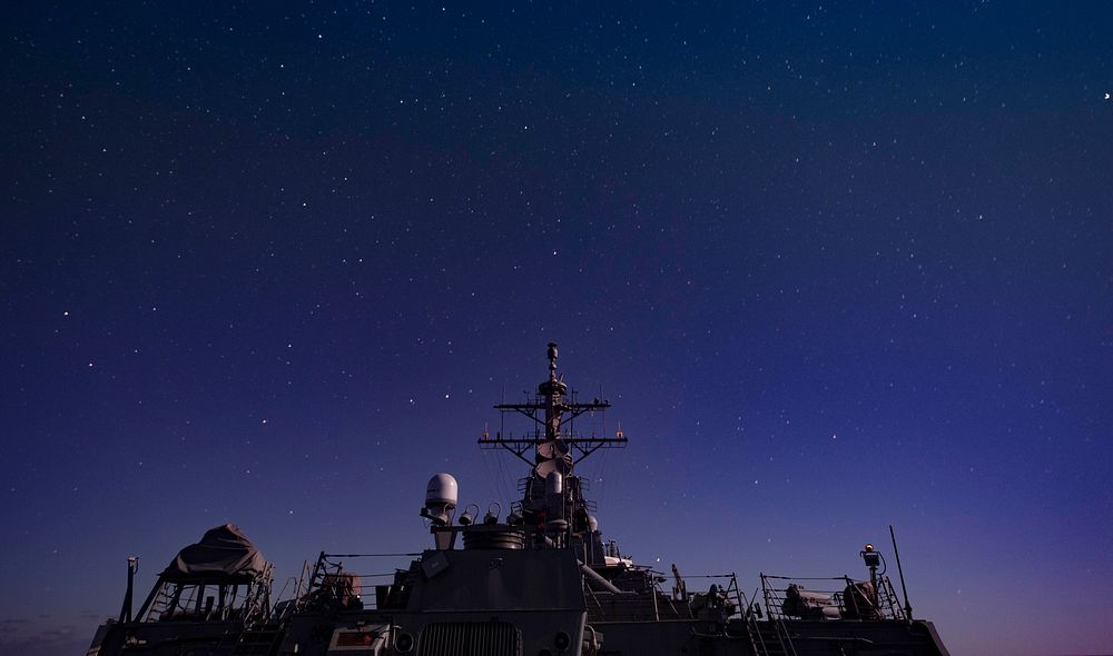 MEDITERRANEAN SEA (Oct. 27, 2018) The Arleigh Burke-class guided-missile destroyer USS Carney (DDG 64) transits the…