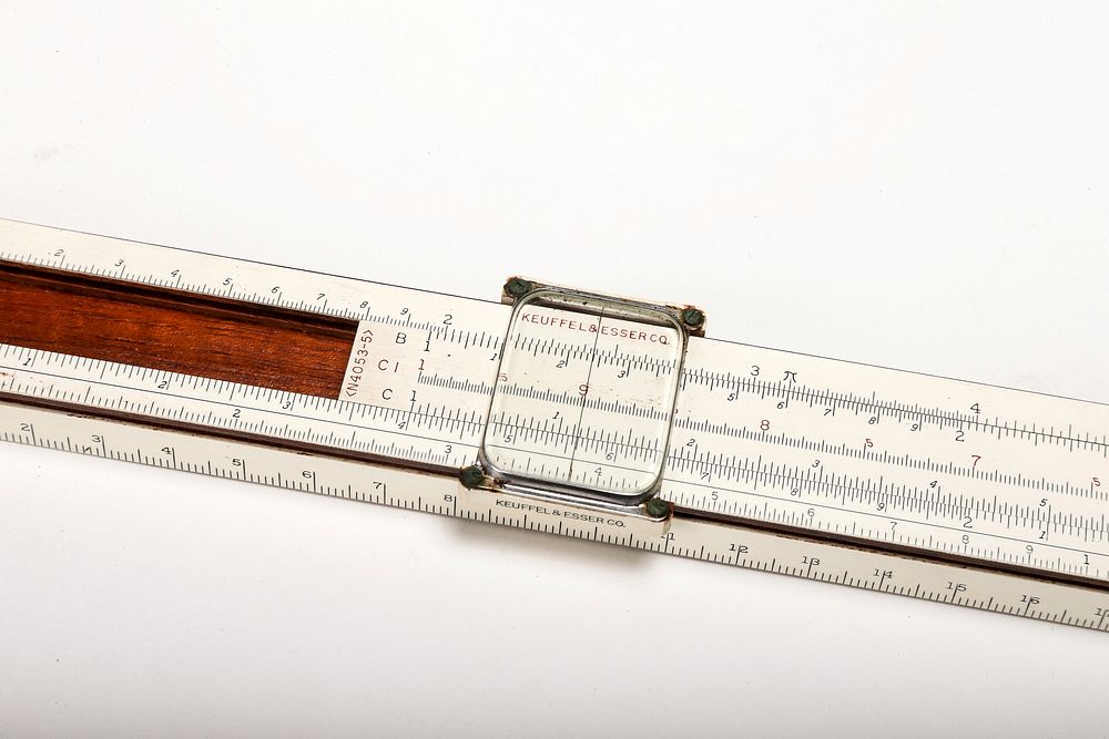 Keuffel & Esser 20.5-inch Slide RuleLong before electronic computers existed, cartographers used mechanical slide rules such…
