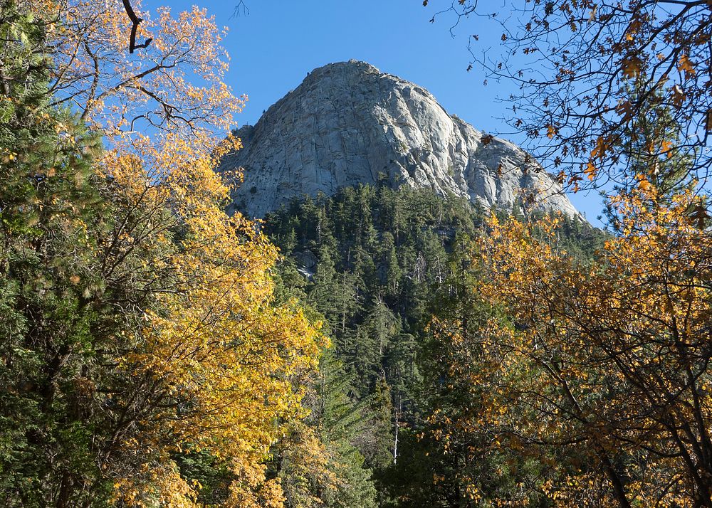 View of Tahquitz Peak from the Humber Park parking areaForest Service photo by Tania C. Parra. Original public domain image…