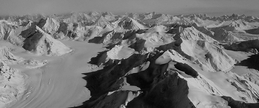 Dall Glacier looking east. Original public domain image from Flickr