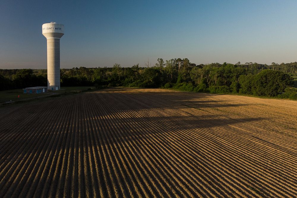 The Tift County water tower, in Fort Valley, GA, on May 7, 2019.