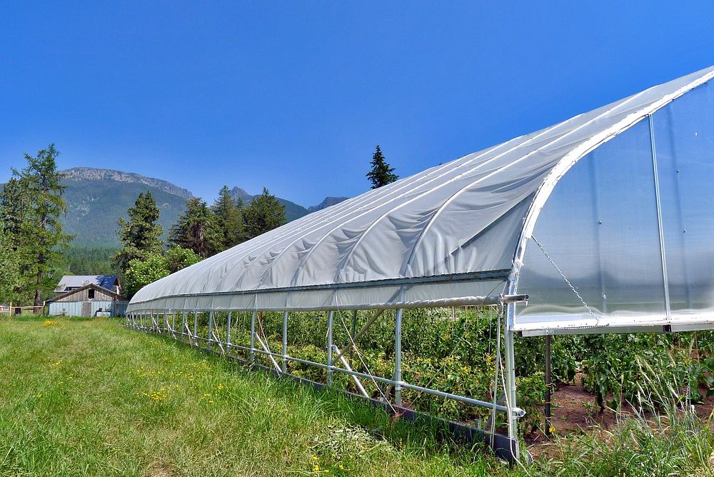 Organic vegetable production with micro irrigation, irrigation water management, and a movable tunnel. June 2012. Lake…