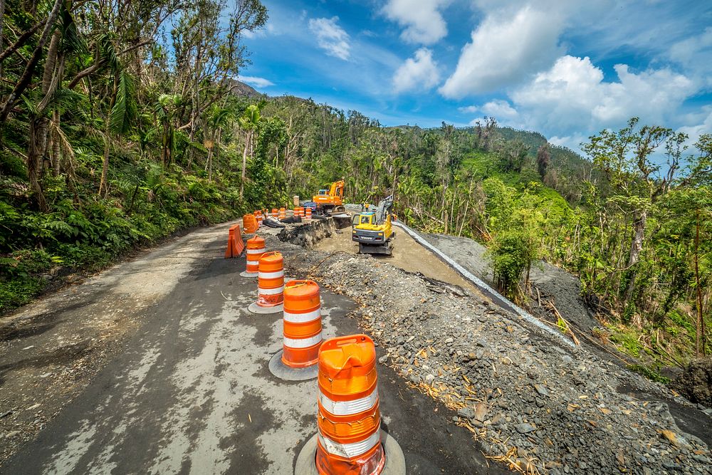 Six months after Hurricane Maria, only a small portion of El Yunque National Forest, Puerto Rico, is available to the public.