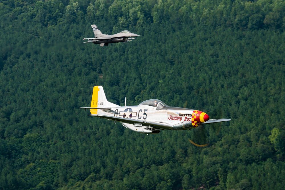 SCANG celebrates history with P-51 Mustang namesake, &ldquo;Swamp Fox&rdquo;.