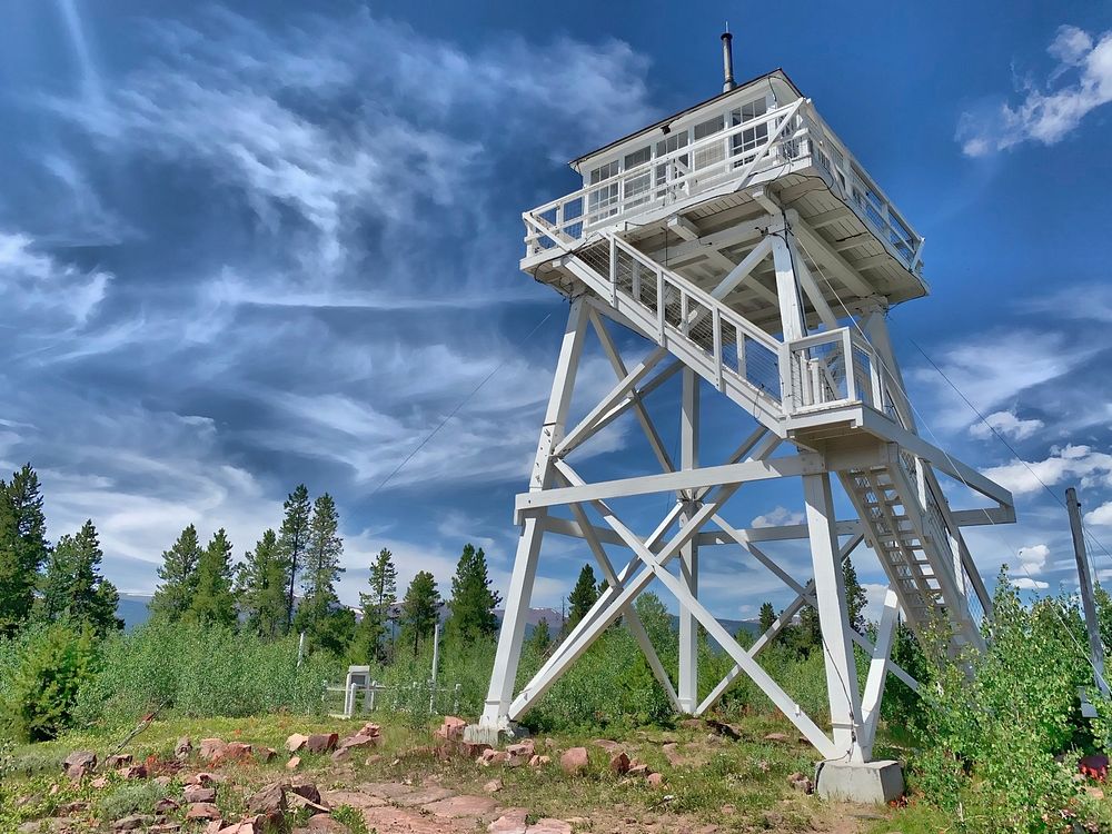 20190924-FS-Ashley NF-MR-Ute LookoutUte Fire look out tower on the Ashley National Forest. Forest Service photo by Mike…