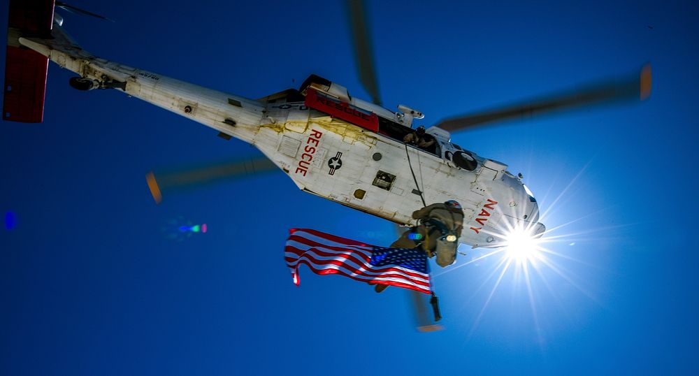 Longhorns of Helicopter Search and Rescue Squadron Conduct Last Final Flight (Apr. 9, 2021).