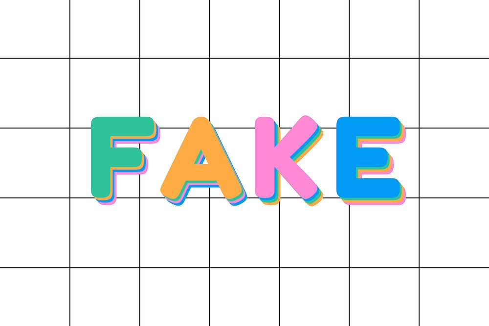 Fake letter pastel colored rounded font illustration