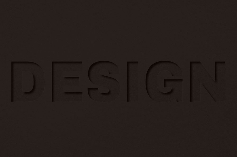 Design text typeface paper texture