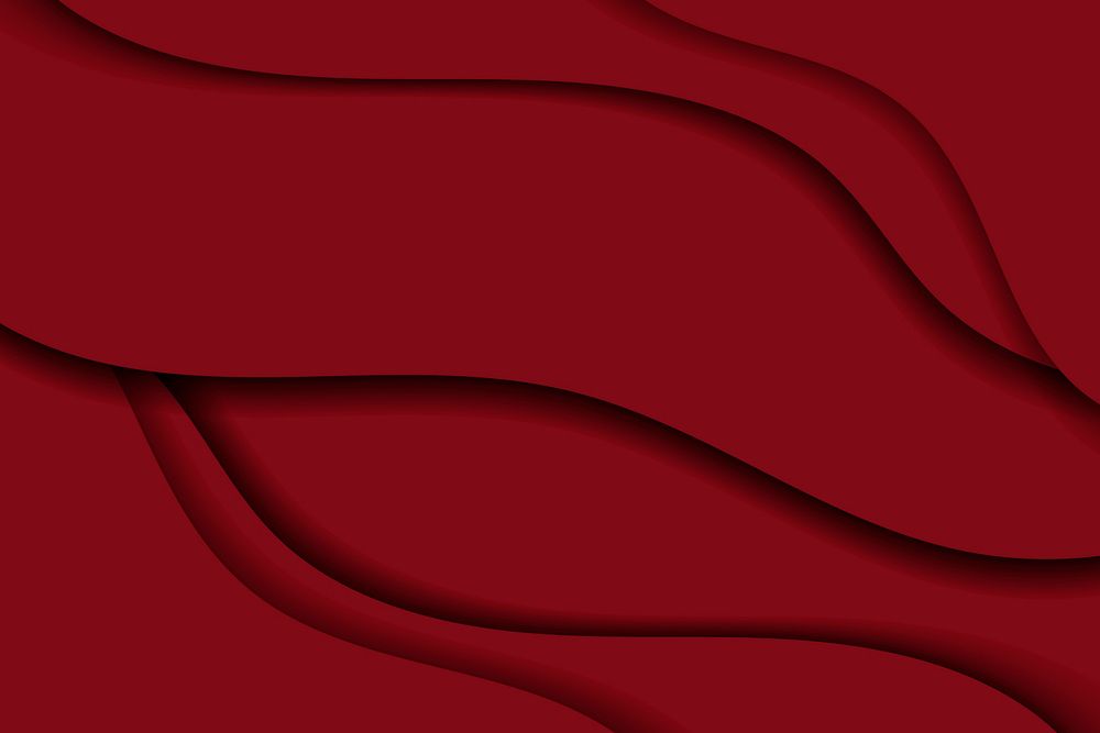 Vector abstract wavy red patterned background