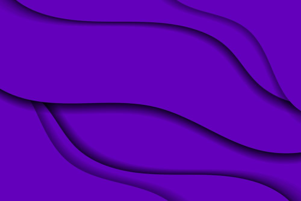 Purple wavy patterned background vector