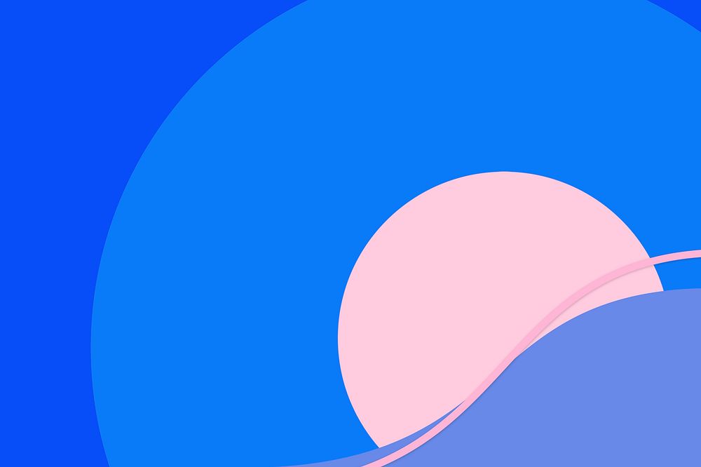 Colorful wave background psd in blue and pink