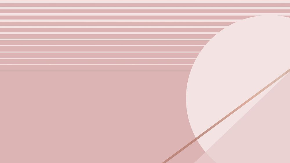 Moon geometric aesthetic wallpaper vector in nude pink