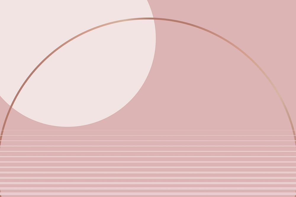 Nude pink aesthetic background in geometric minimal style