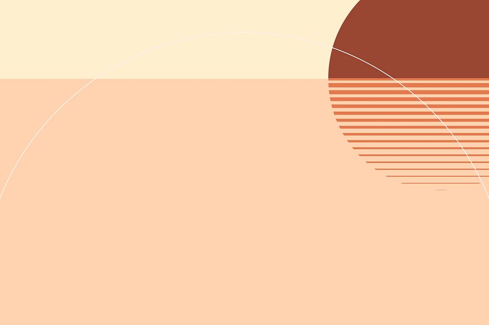 Sunset geometric background psd in minimal style