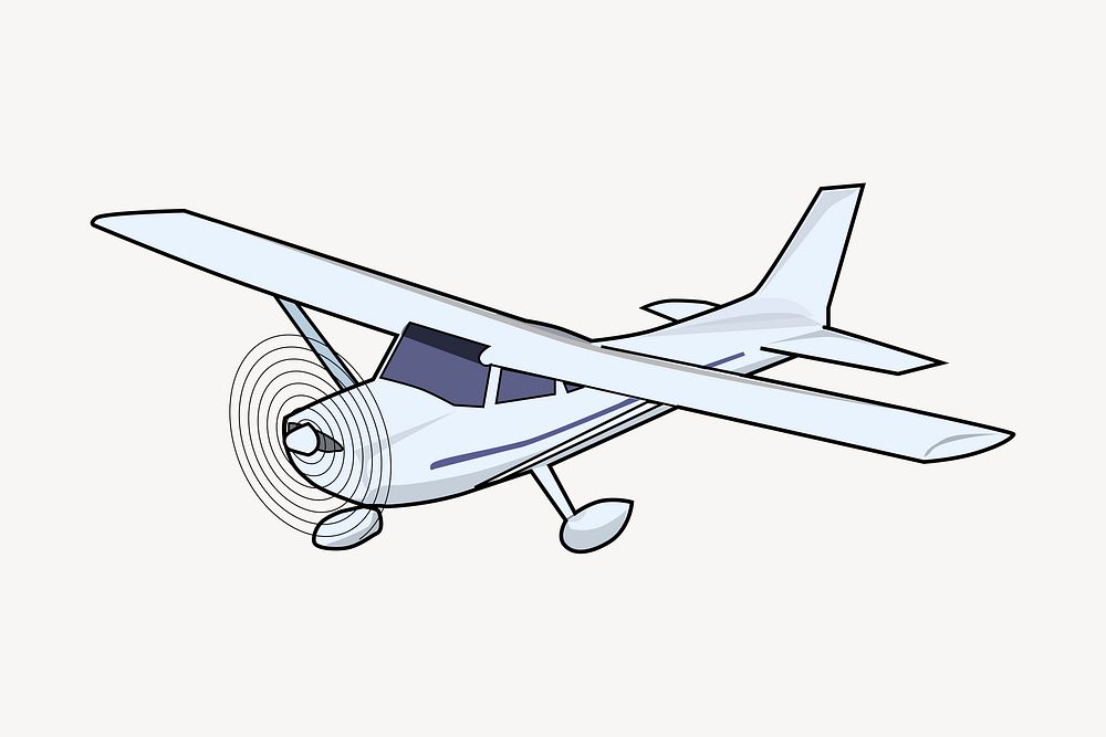 Jet plane clipart, illustration vector. Free public domain CC0 image.