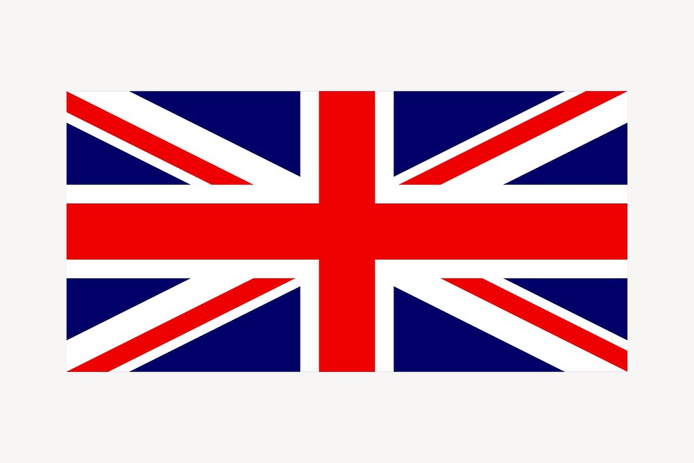 UK flag clipart, illustration psd. Free public domain CC0 image.