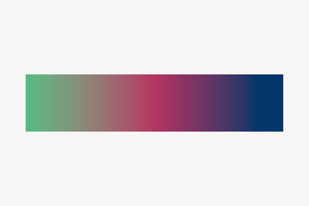 Colorful gradient collage element, rectangle design vector