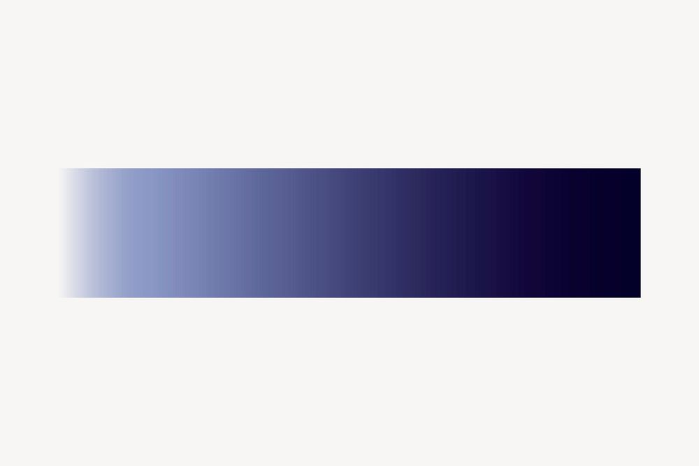 Gradient blue collage element, rectangle design vector