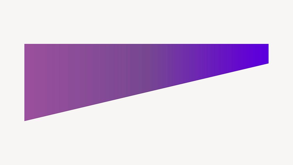 Purple gradient border collage element vector