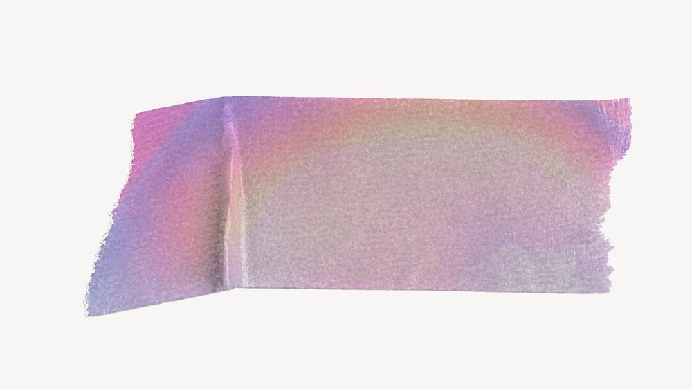 Purple gradient washi tape design on white background